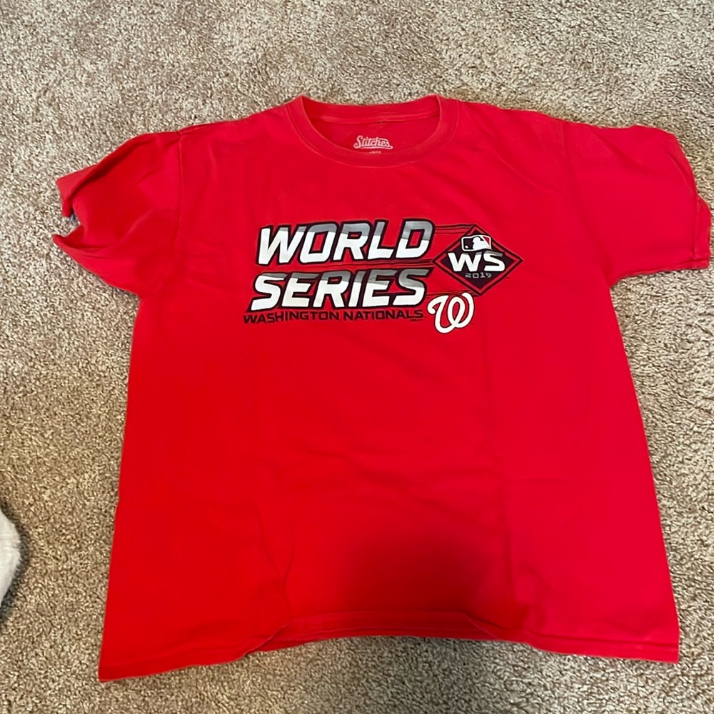 Vintage Washington Nationals World Series Tee